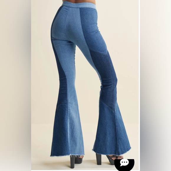 NEW Vintage Style Flare Jeans - Picture 6 of 14